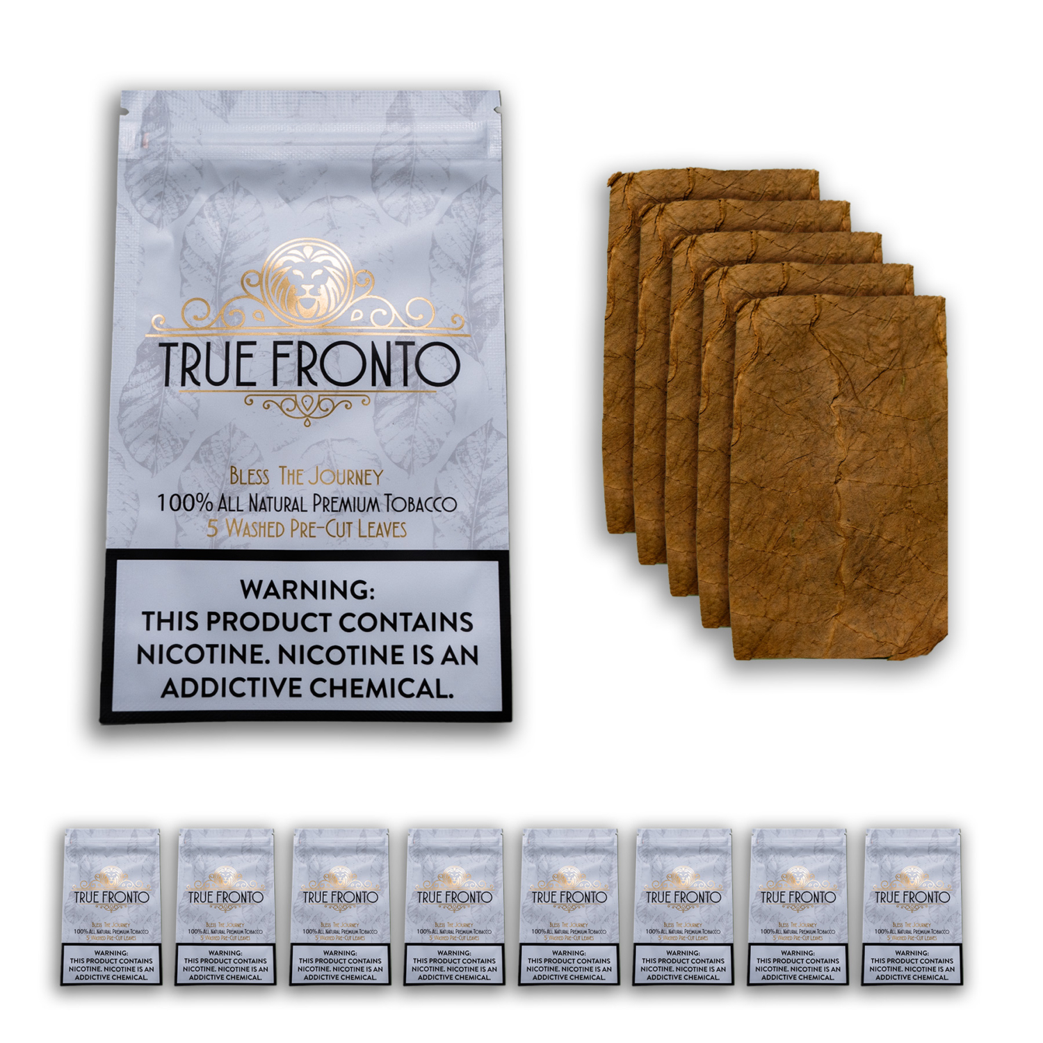8 Pack | Pre-Cut Pouches (Box) - True Fronto